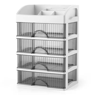 Neu 1 Stück 5-lagig Make-up Aufbewahrungsbox Schmutz Aufbewahrungsbox Schublade-Stil Schminktisch