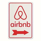 Vintage Airbnb Easy to Install, Weatherproof Tin Metal Signs Home Décor 8x12