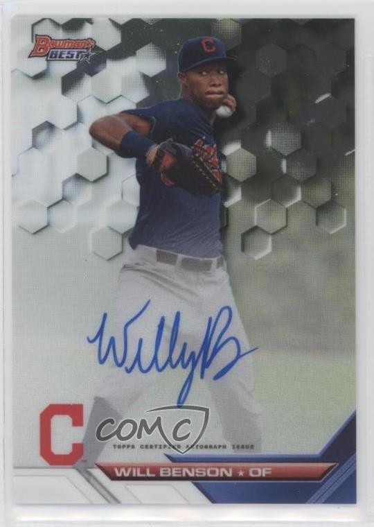 2016 Bowman's Best of 2016 Will Benson #B16-WB Auto y5m