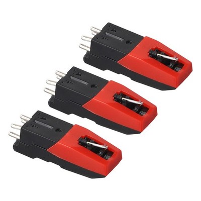 3er Pack Plattenspieler Nadel Set für verbesserten Sound und Audio Tracking Gen