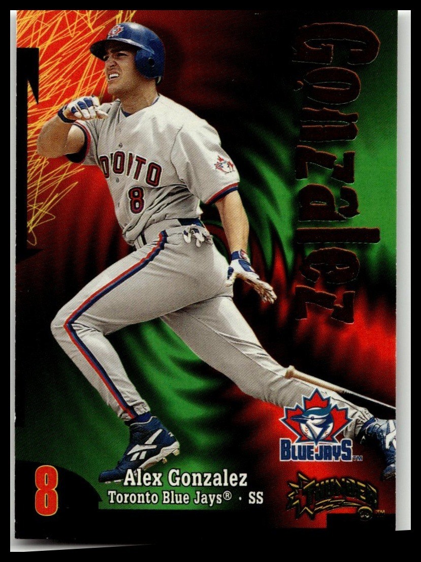1998 Circa Thunder #76 Alex Gonzalez Rave #/150