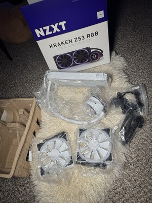 BRAND NEW NZXT Kraken Z53 240mm Liquid Cooler with LCD Display - White