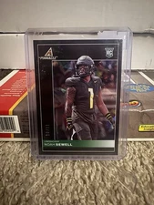 2023 Panini Chronicles Draft Picks Pinnacle Cracked Ice #/11 Noah Sewell RC Bear