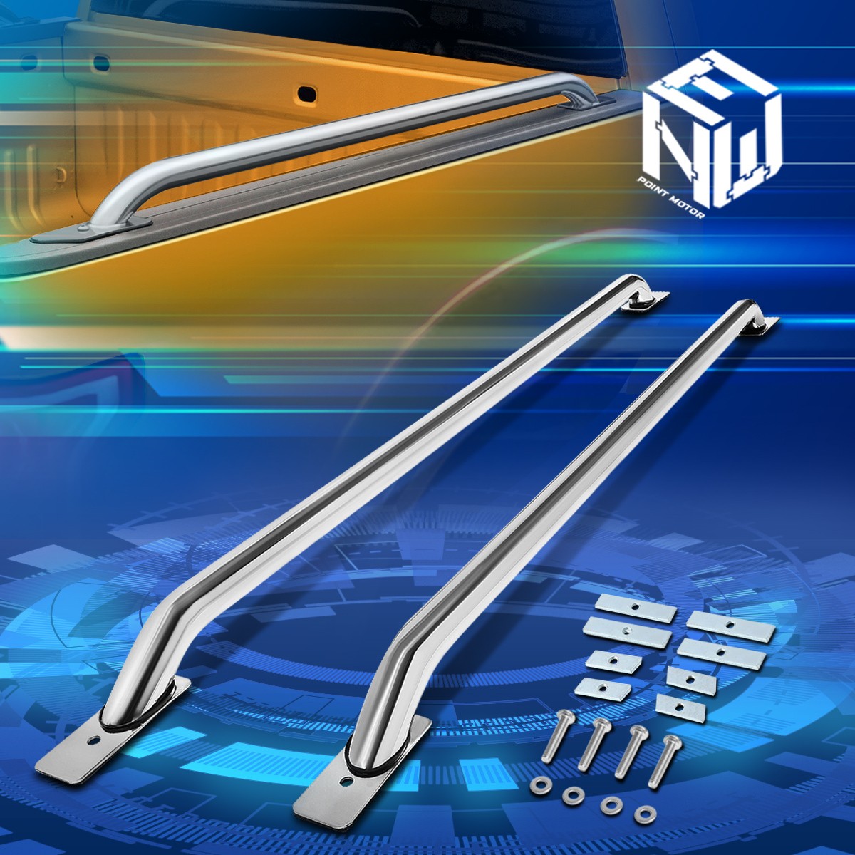 Headache Racks For Pickup Trucks 59843 - SSR Locker Side Rails Fits ...