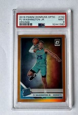 PJ Washington Jr. 2019 Donruss Optic #152 Rated Rookie Orange Prizm /199 PSA 9