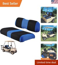 All-Season Blue Golf Cart Front Seat Cover - Easy Installation for Club Car DS