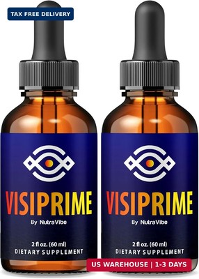 (2 Pack) Visiprime Eye Drops - Official Visi Prime Nano Formula Sublingual Drops