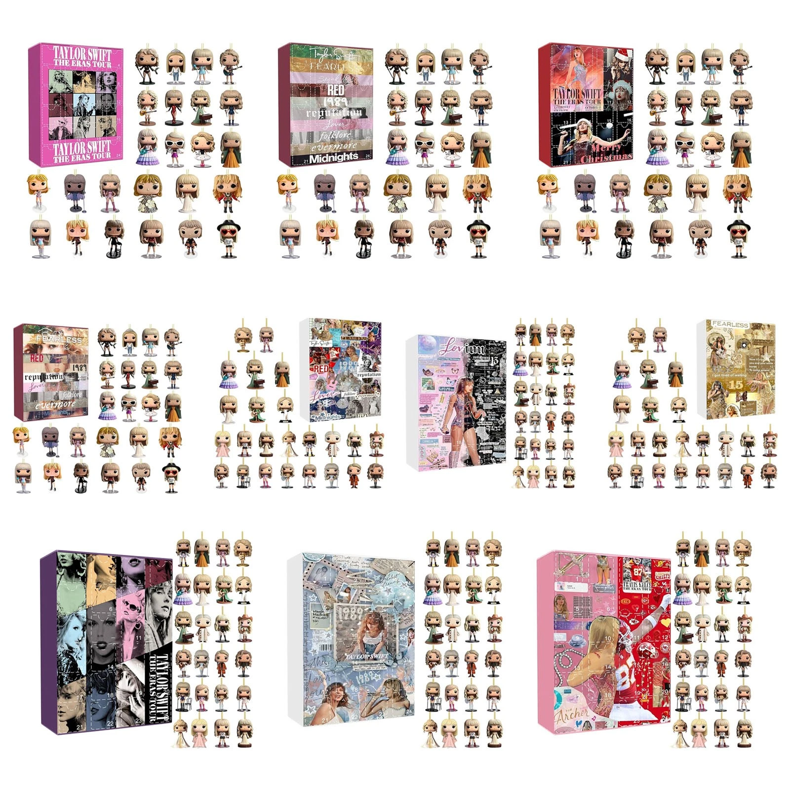 Taylorr Swifts Advent Calendars 2025 Mini Blind Boxes 2D