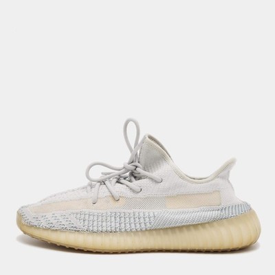 Yeezy x Adidas Boost 350 V2 Cloud WhiteGreen Non Reflective Size 44 Green Knit