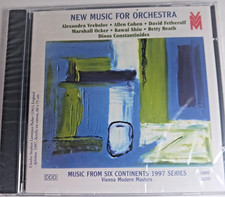 New Music For Orchestra From Six Continents Vienna Modern Masters CD New New Music For Orchestra From Six Continents Vienna Modern Masters CD New