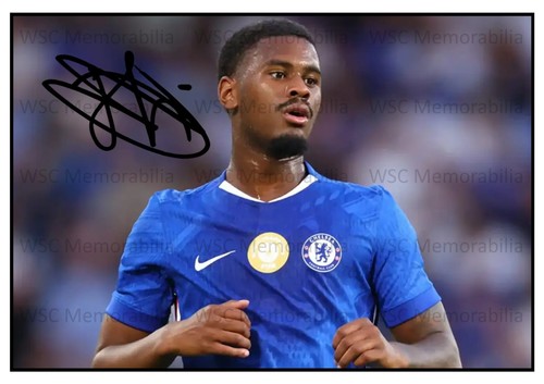 12167. Jorrel Hato Signed Pictures (A4 Prints) Chelsea Ajax Holland