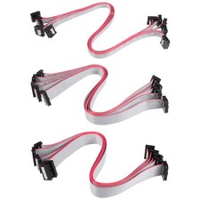 5pcs IDC 6 Pin-20 Pin Flat Ribbon Cable Female Connector 2mm Pitch 30cm Length