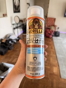 Gorilla Clear Waterproof & Sealer 14 oz Rubberized Sealant Spray Flexible Paint