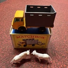 Lesney Matchbox #37 Dodge Cattle Truck  In Original Box And Cattle 37