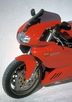 DUCATI 750-900-800-1000 SS-BULLE HAUTE ERMAX NOIRE CLAIRE-0107013 - Photo 1/1