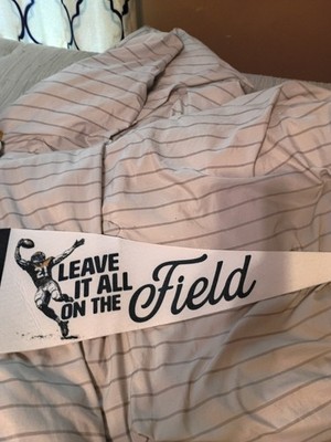 Leave It On The Field Football Banner Benoits Company