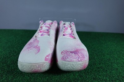 NOBULL Trainer Shoes Mens Size 13.5 White Pink Floral  display picture 1