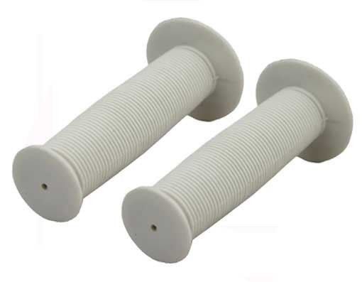 Bicycle Handle Bar Mushroom Grips White BMX Boys And Girls Bikes 163150