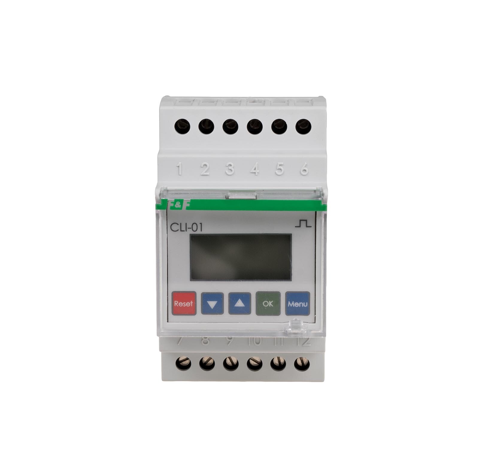F&F CLI-01 Programmierbarer Impuls Zähler AC DC Spannungssignale Automatisierung