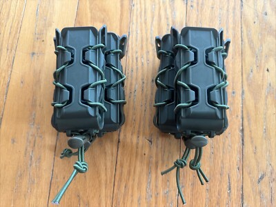 NEW PAIR HSGI Polymer Double Decker TACO V2 Pouch Green
