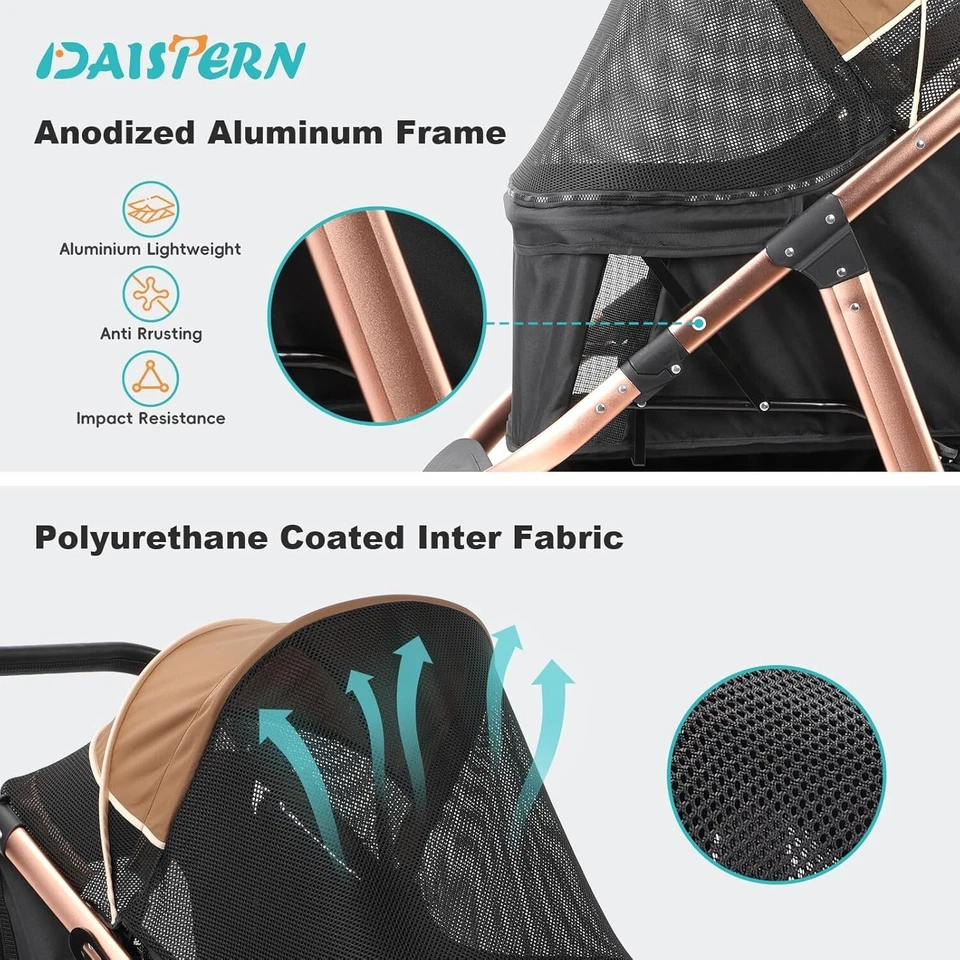 Hundebuggy  Hundewagen Jogger bis 30kg Hochwertig Komfortabel Wie NEU! - Bild 3 von 4