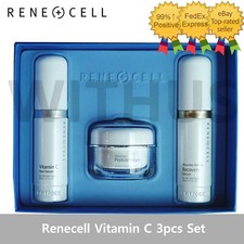 Renecell Vitamin C 3pcs Set Face Serum Recovery Peptide Cream Anti-aging 