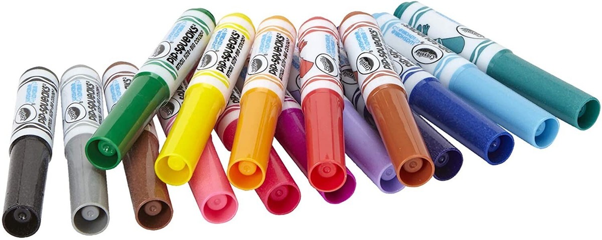 Crayola Pip Squeaks Marker Washable Mini Markers, ''35'' Count
