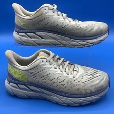 Hoka One One Clifton 7 Lunar Rock Nimbus Cloud Grey Sneakers Women's - Size US 7
