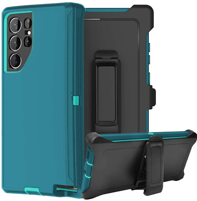 For Galaxy S26 / S25 / S24 / Ultra / Defender Case With Belt Clip Fits Otterbox