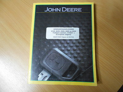 Gebruikshandleiding John Deere Trekkers 8120 8220 8320 8420 8520 Betriebsanleitu