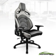 1PC Racing Seats Style Chairs Home Office Desk Gaming Chairs w/ Pad Black