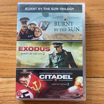 *NEW* BURNT BY THE SUN TRILOGY DVD SWEDISH RUSSIAN PAL REGION 2 EXODUS CITADEL
