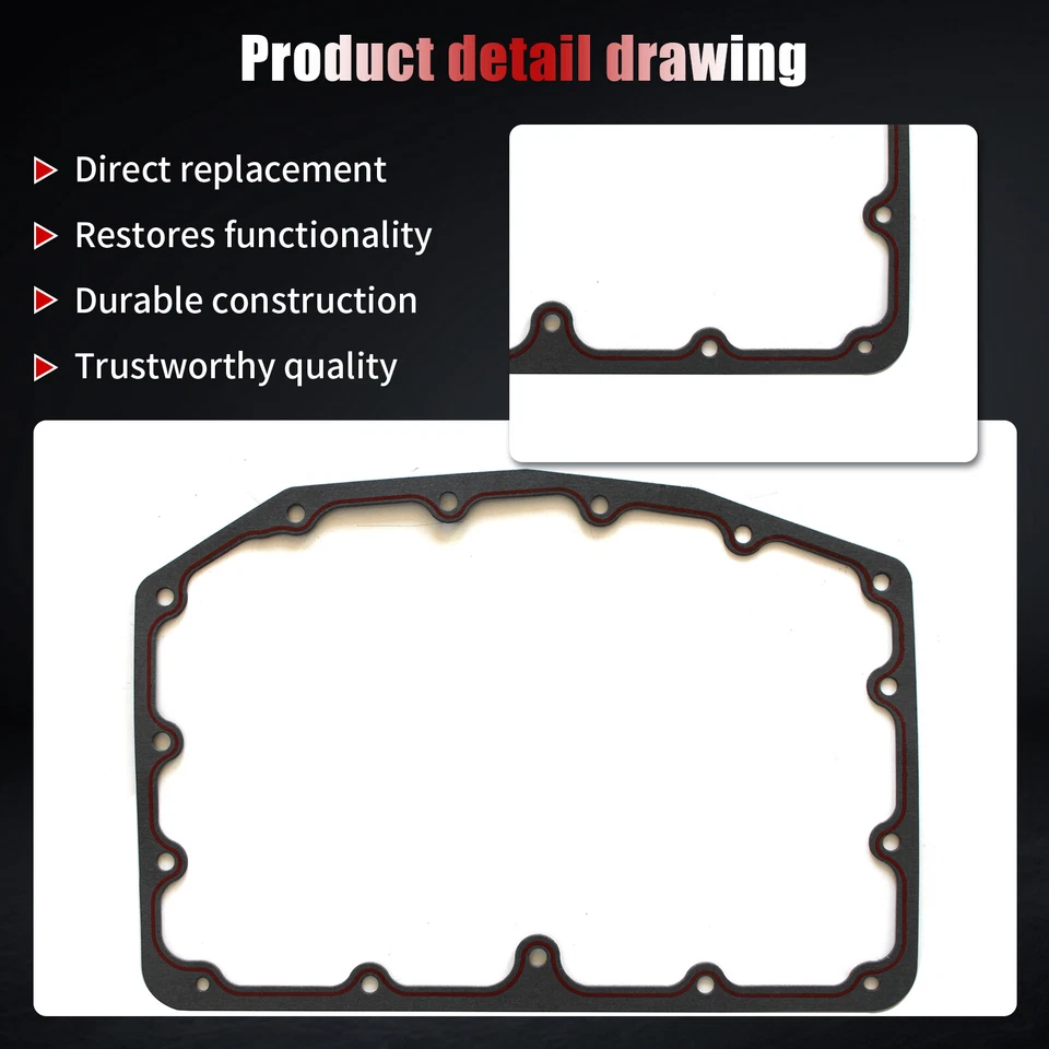 Junta de cárter de aceite de motor para Ford F-250 F-250 F-350 Super Duty 2011-2016 6,7 L Foto 3 de 4