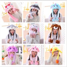 Animal Style Cute Ears Wavy Hat Halloween Christmas Costume Ears MOVE by Itself