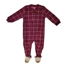 Carter's Infant/Toddler 1 Piece Fleece Sleepwear- Red Moose-4T-NWT