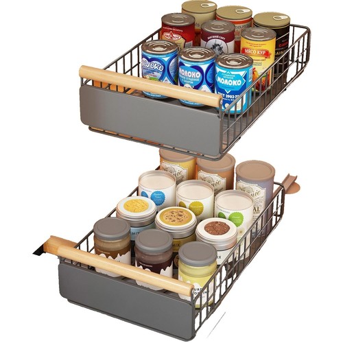 Kavolet Armadietto da cucina con 3 cassetti in acciaio inox, piano di
