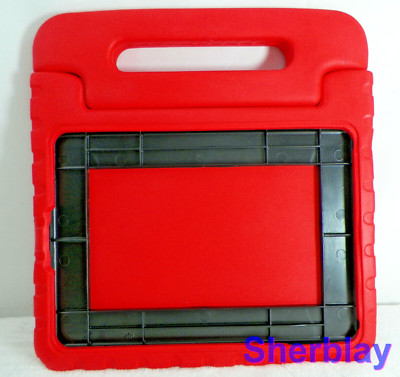 Ipad case Shockproof cover Pro 9.7 2016 5th 2017 6th 2018 Foam Red Handle