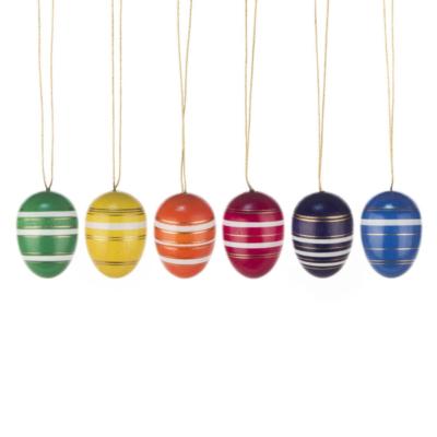 Six Colorful Glistening Eggs German Ornaments ORD224X313 | eBay