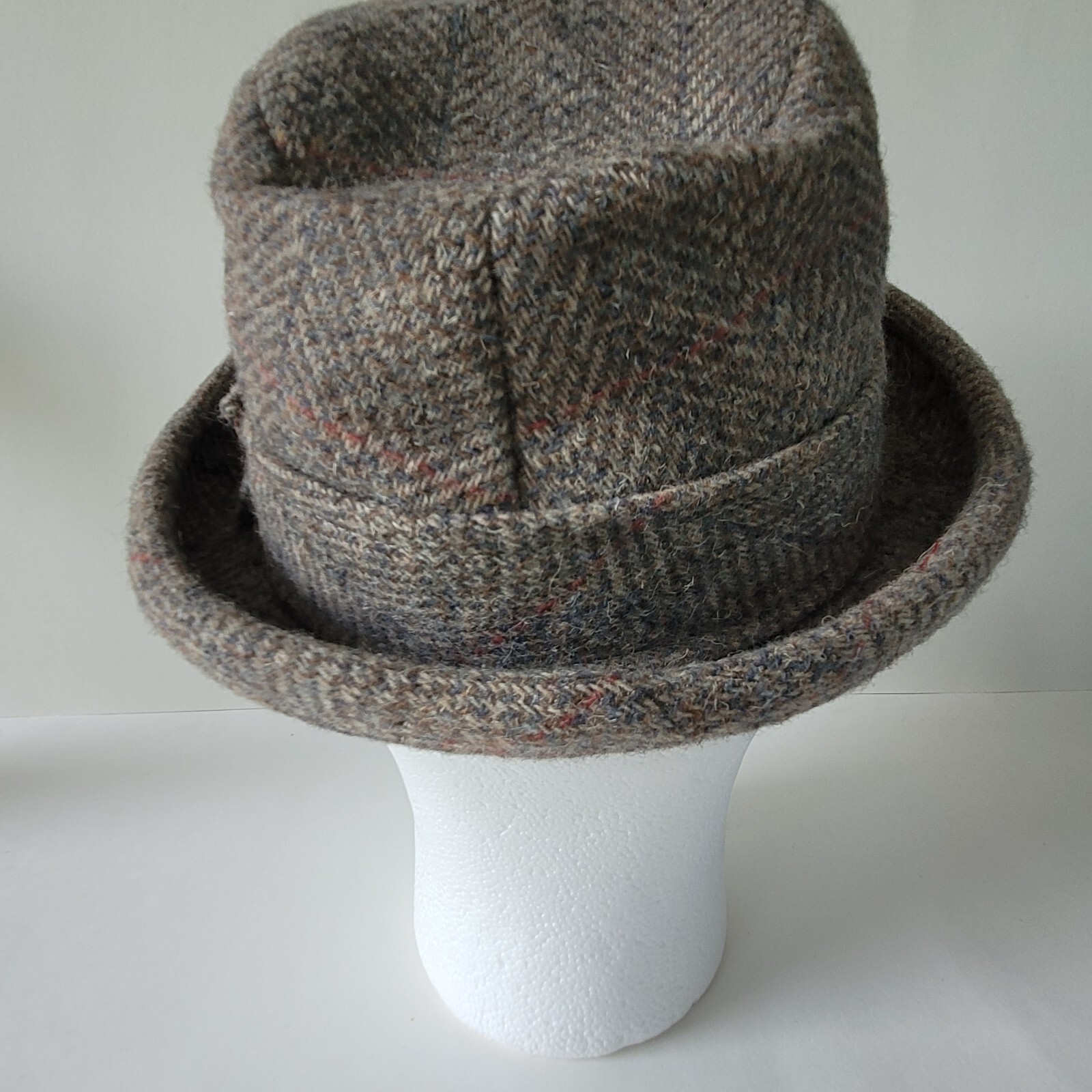 Pendleton Brown Herringbone Fedora Pure Virgin Wo… - image 8