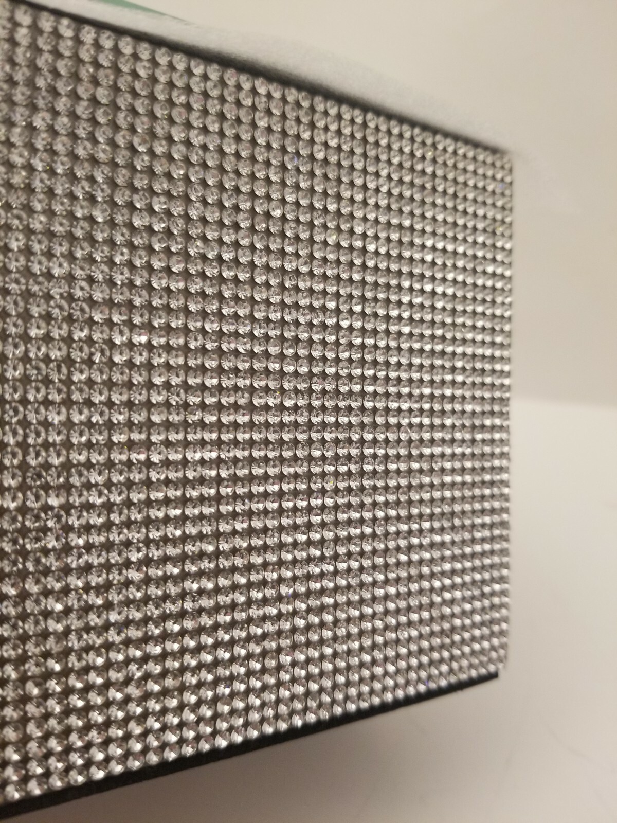 bella lux outdoor living on Bella Lux Full Rhinestone Luxury Cotton Ball Q Tip Box Jar W Lid Bath Bathroom Ebay