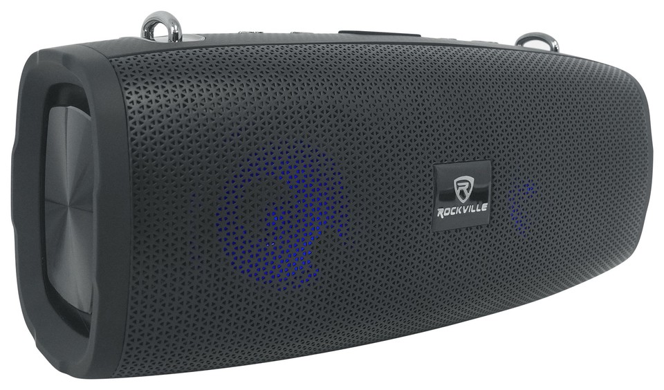 Rockville RPBKAR Portable Bluetooth Speaker + Karaoke Microphone