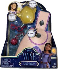 New Disney Wish Movie Loveable Light Up Star  Satchel Playset 4 Piece Set 2023