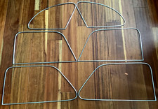Nos 1939 1940 1941 Cadillac Lasalle Chrome Side Window Trim Ring Set Of 6