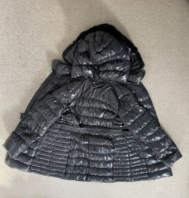 Max Mara Weekend  Puffer Jacket Coat UK  Black Goose Down