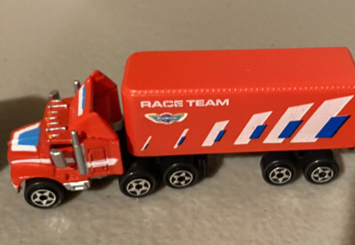 Micro Machines Galoob Vintage 1986 Race Team Semi Box Truck  