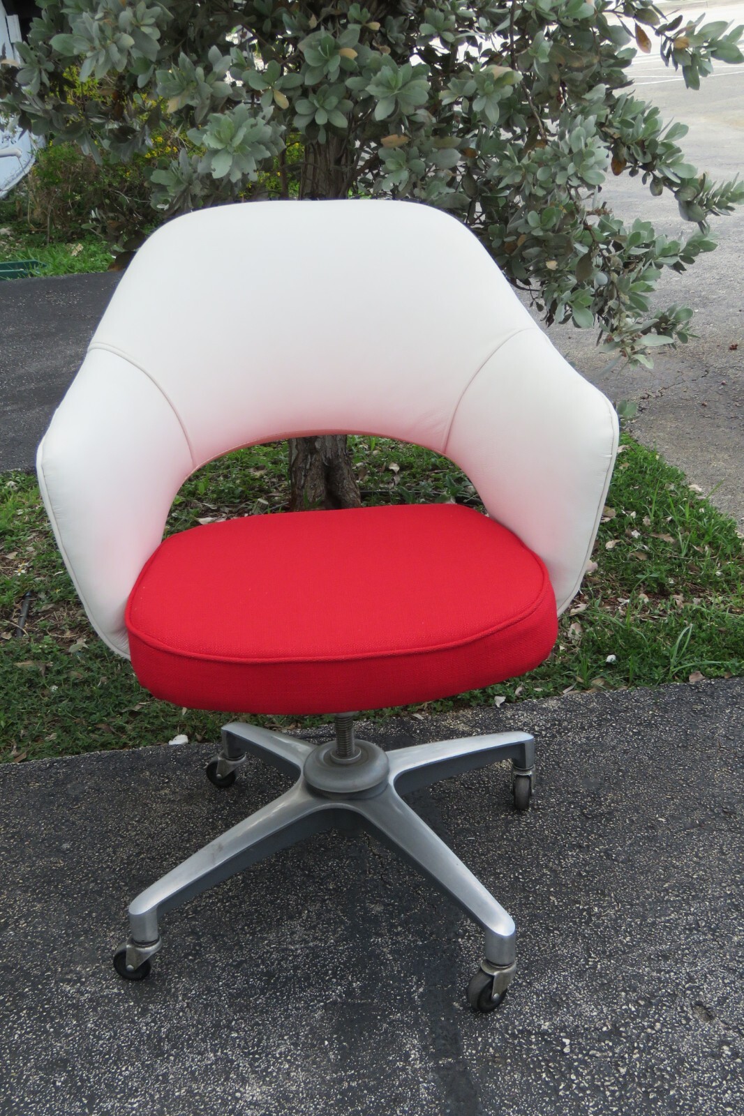 Knoll Mid Century Modern Swivel Office Desk Side Chairs a Pair 2970 eBay