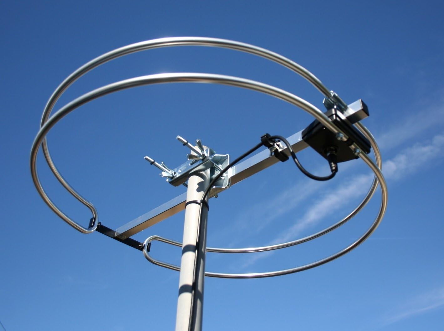 Durable 360-Degree FM Loop Antenna for Enhanced Signal at Home & RVs