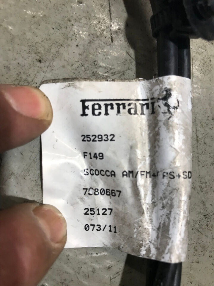 ✝️FERRARI CALIFORNIA FRONT AND REAR FLOOR MAIN WIRE HARNESS 274647 OEM 274878