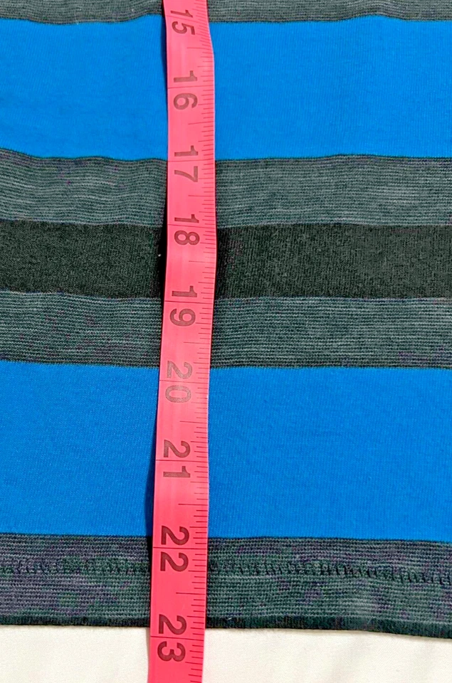 Camisa polo de manga corta para niños a rayas azul halcón talla M juvenil de Tony Hawk Foto 4 de 4