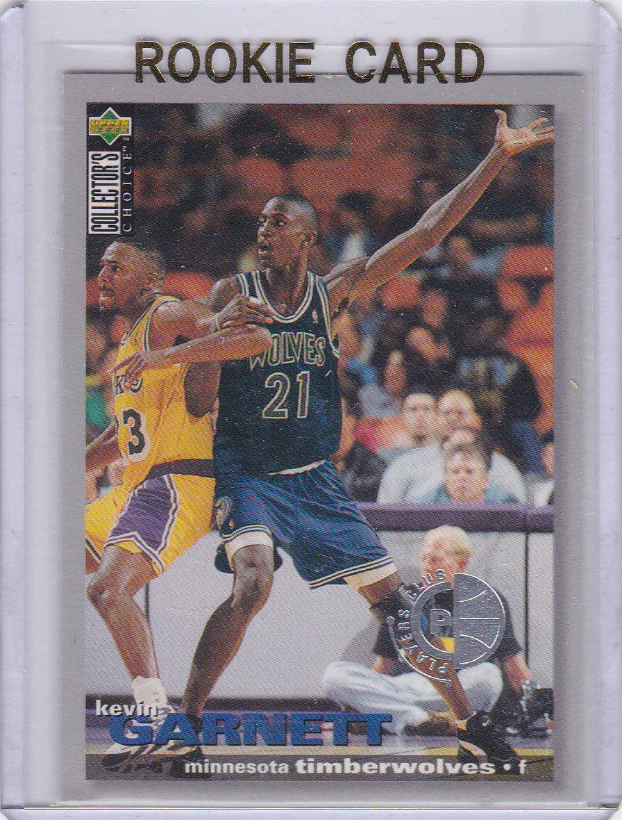 KEVIN GARNETT ROOKIE CARD Player